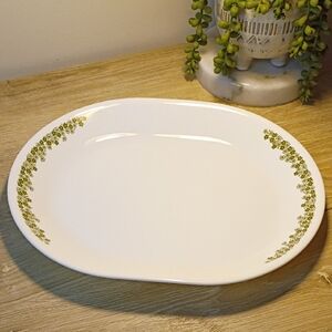 Vintage Corelle Spring Blossom Crazy Daisy Serving Platter